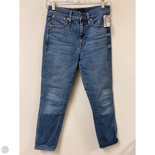 Jeans Straight By J. Crew In Blue Denim, Size: 2