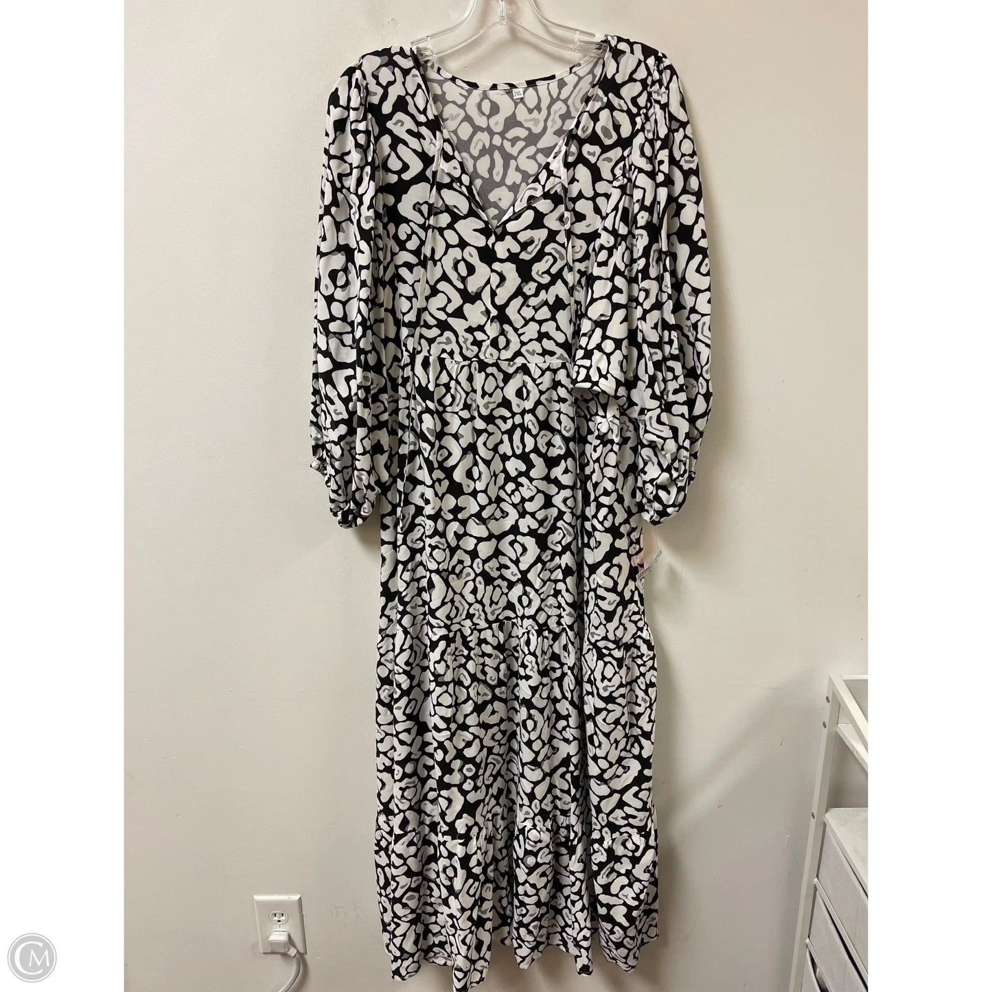 Dress Casual Maxi By Clothes Mentor In Animal Print, Size: 2x