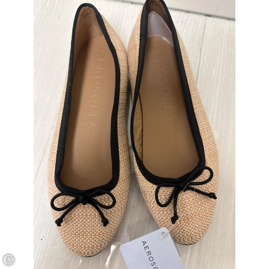 Shoes Flats By Aerosoles In Black & Cream, Size: 8.5