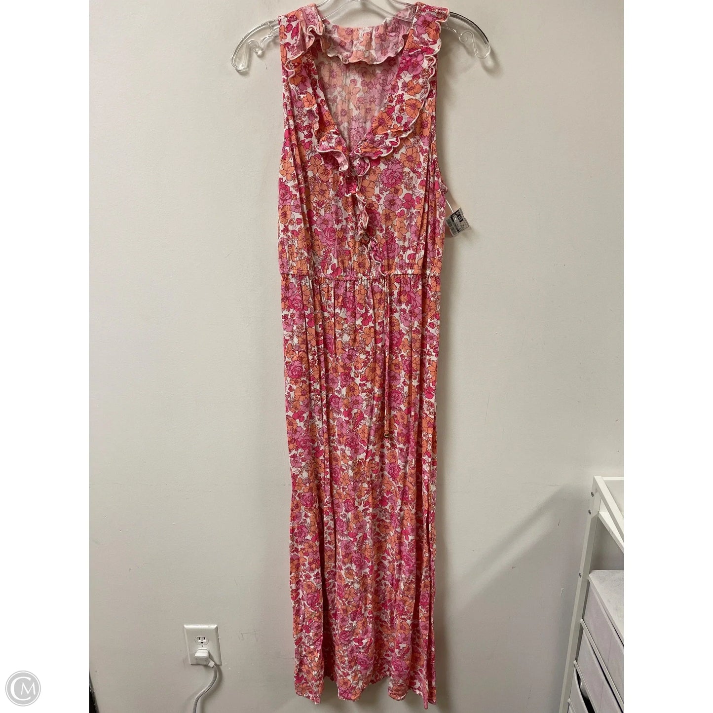 Dress Casual Maxi By Clothes Mentor In Pink, Size: Xl