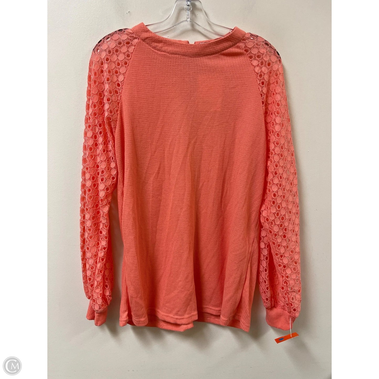 Top Long Sleeve By Miholl In Pink, Size: L