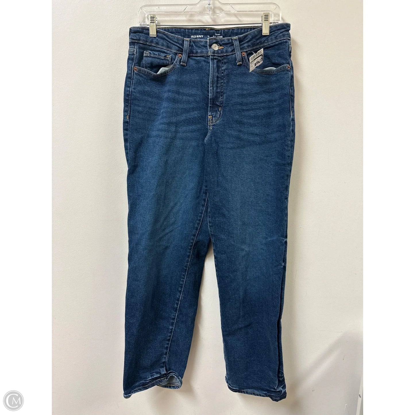 Jeans Straight By Old Navy In Blue Denim, Size: 12