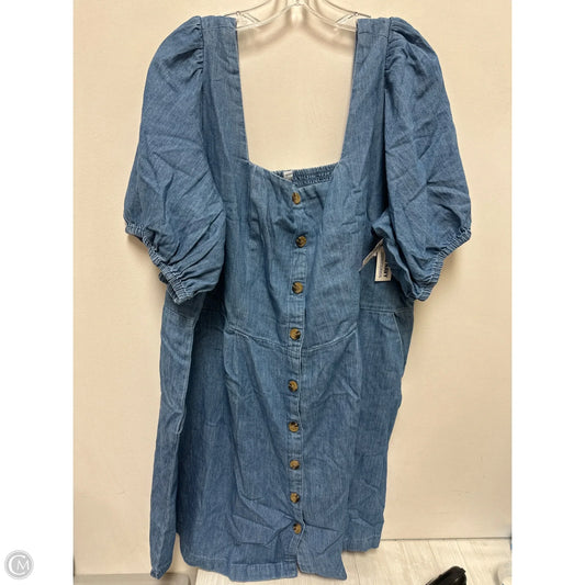 Dress Casual Short By Old Navy In Blue Denim, Size: 4x