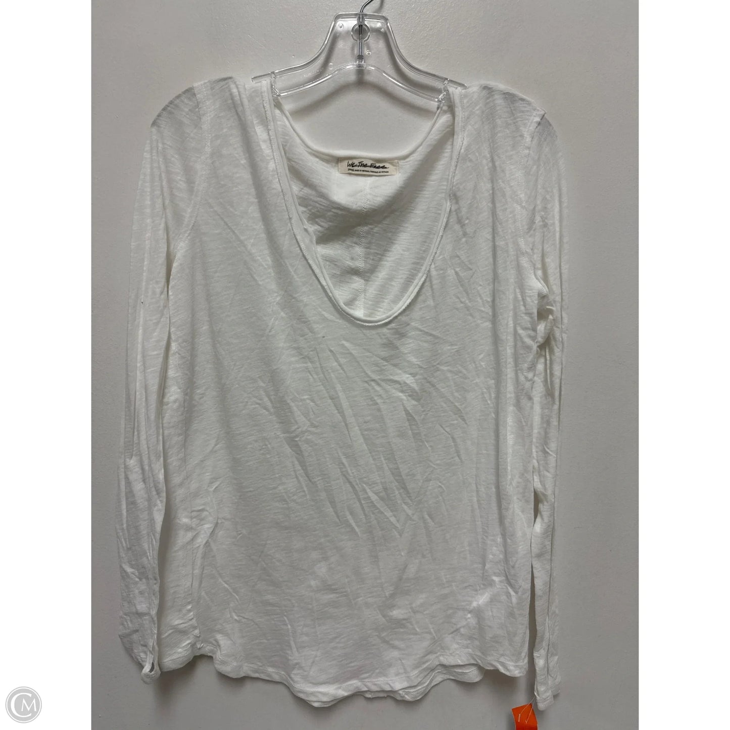 Top Long Sleeve By We The Free In White, Size: S