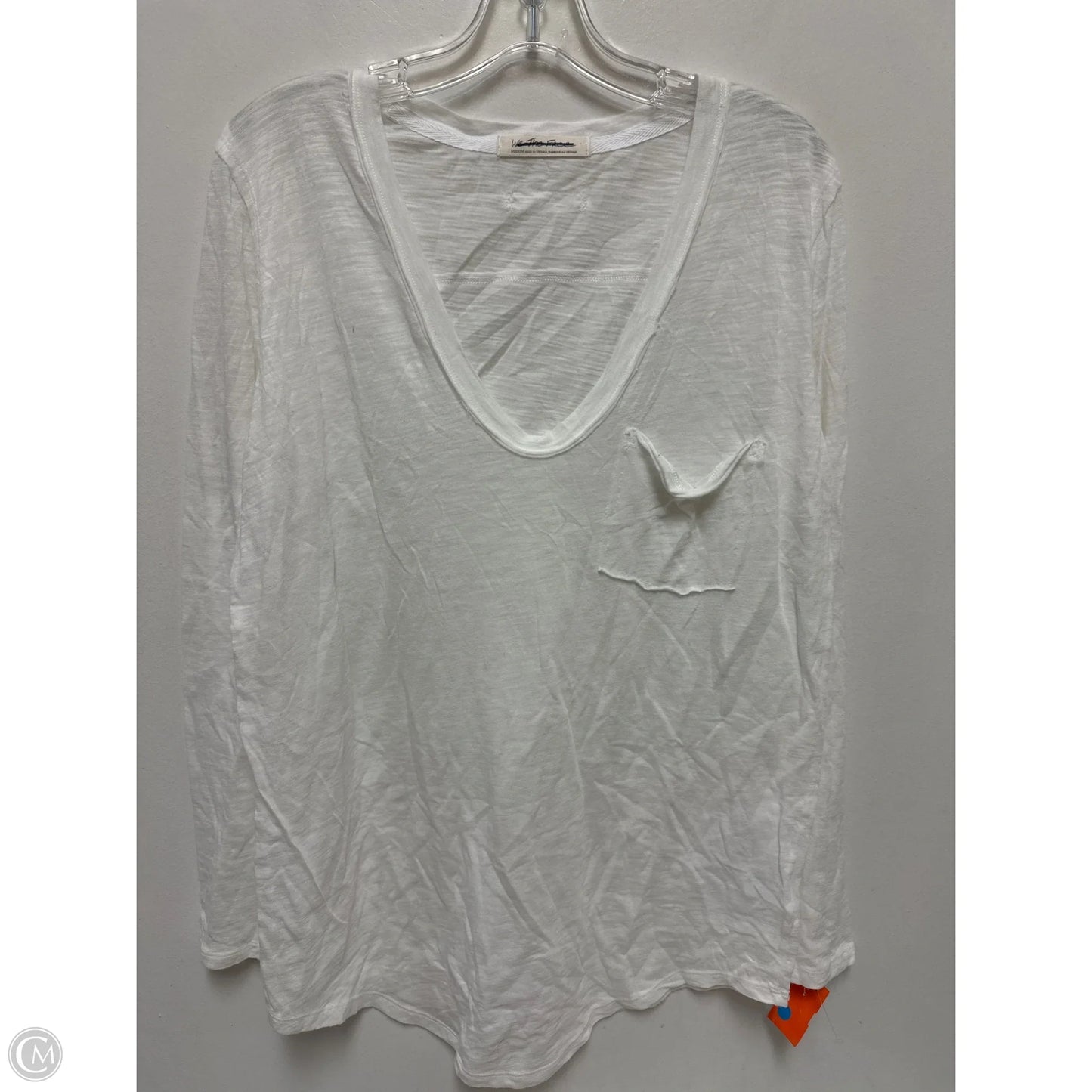Top Long Sleeve By We The Free In White, Size: M
