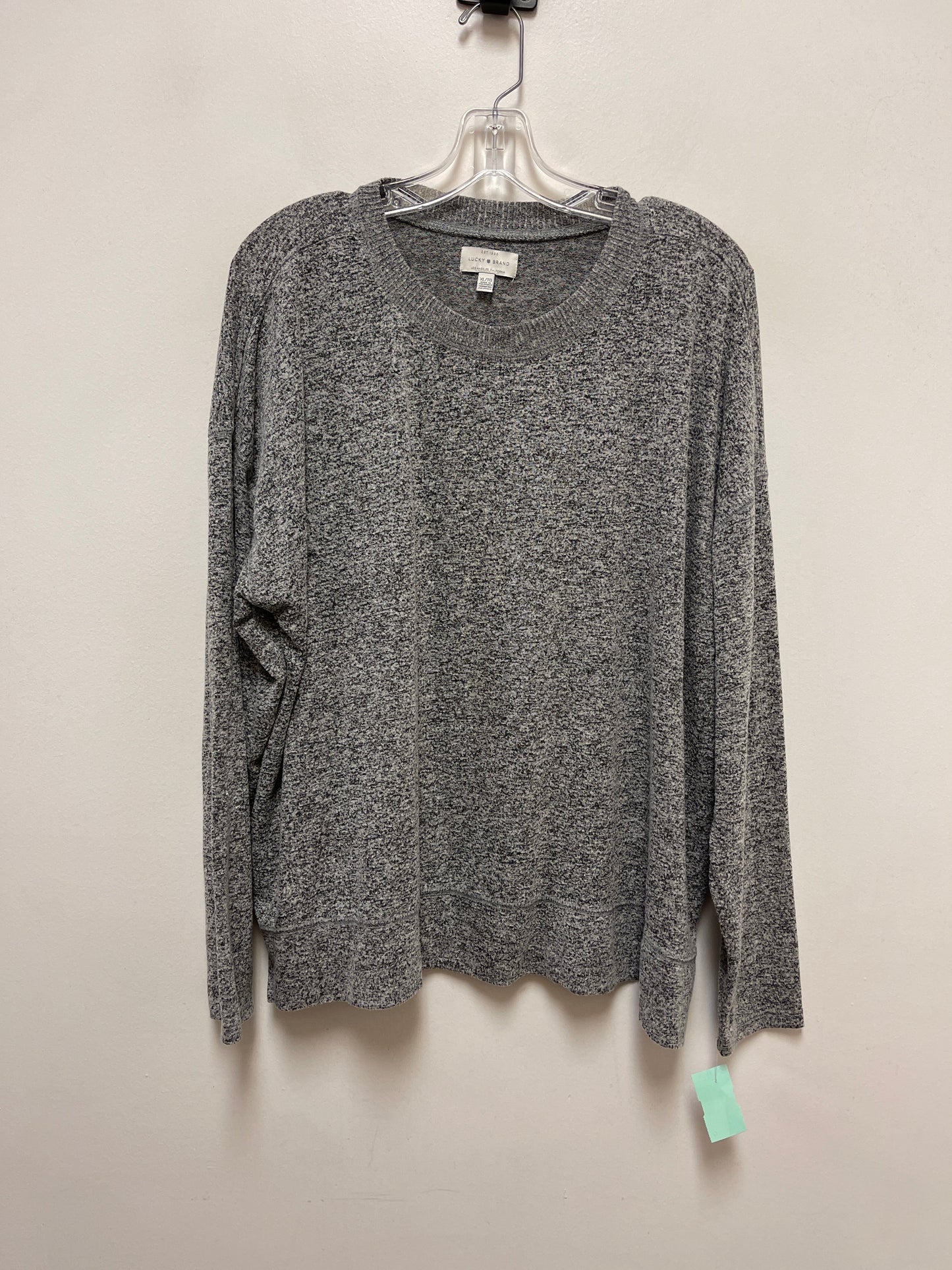 Top Long Sleeve By Lucky Brand In Grey, Size: Xl