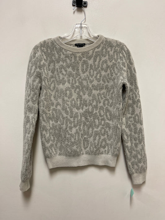 Sweater By Theory In Grey, Size: Xs