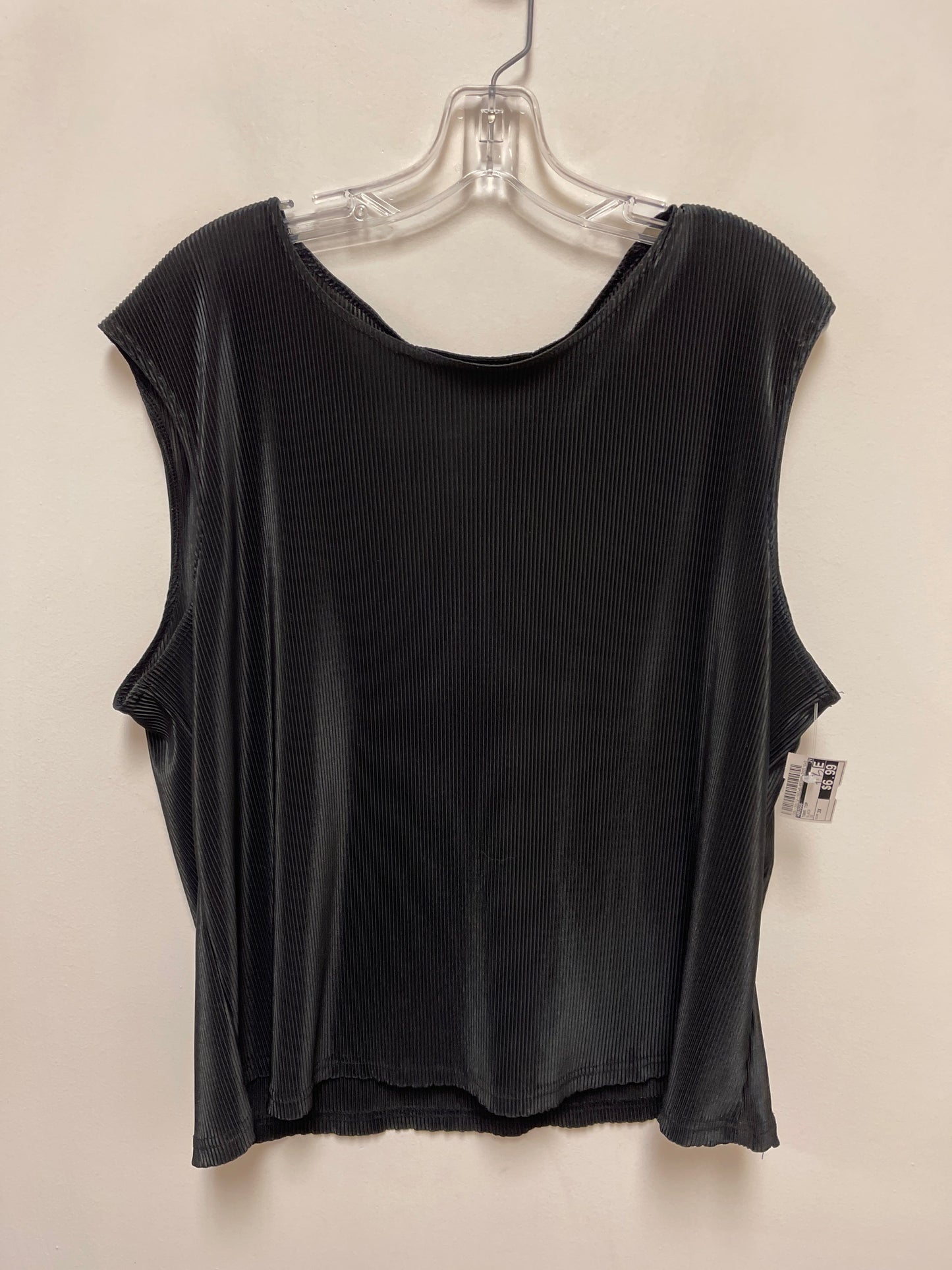 Tank Top By Briggs In Black, Size: 3x