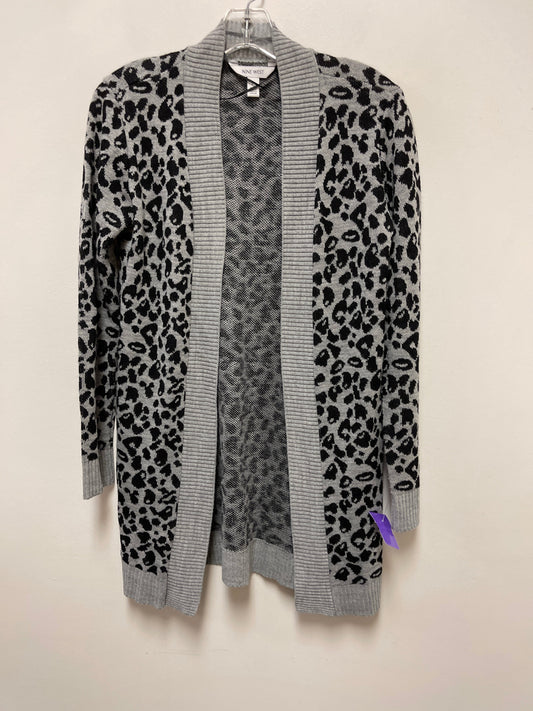 Cardigan By Nine West In Black & Grey, Size: Xs