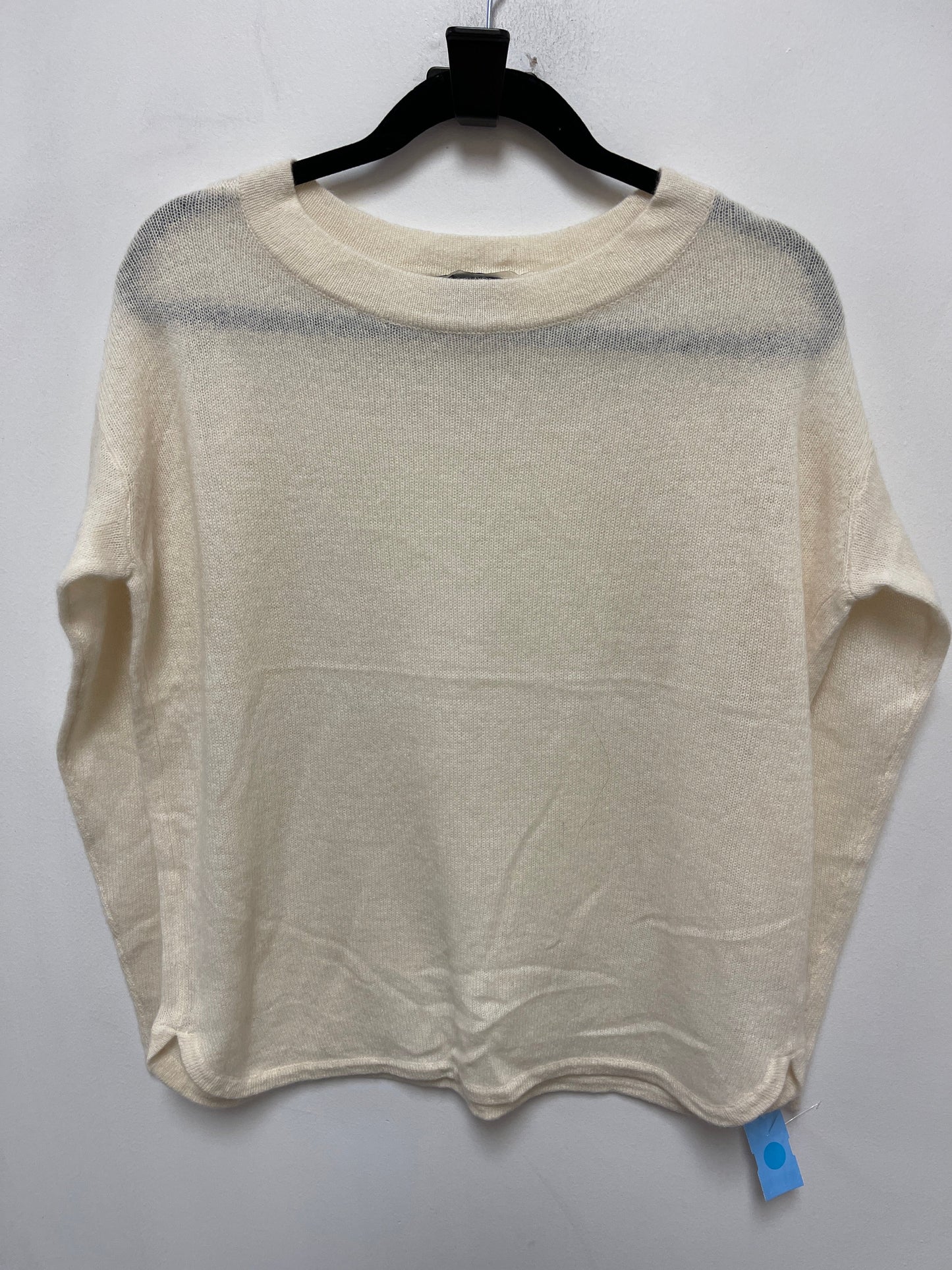 Sweater Cashmere By Saks Fifth Avenue In Cream, Size: M