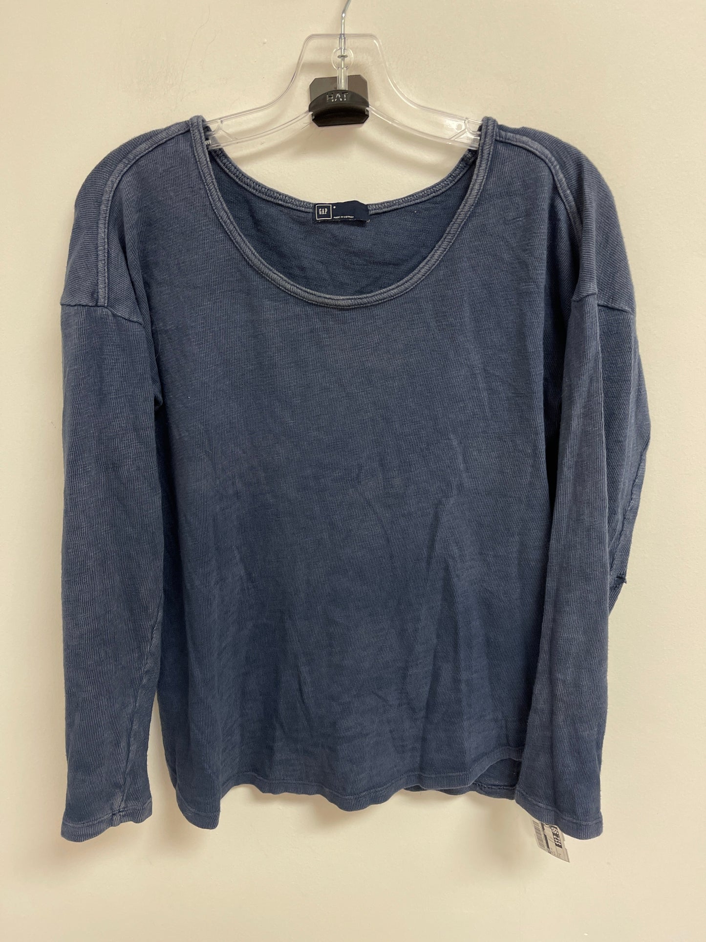 Top Long Sleeve By Gap In Blue, Size: S