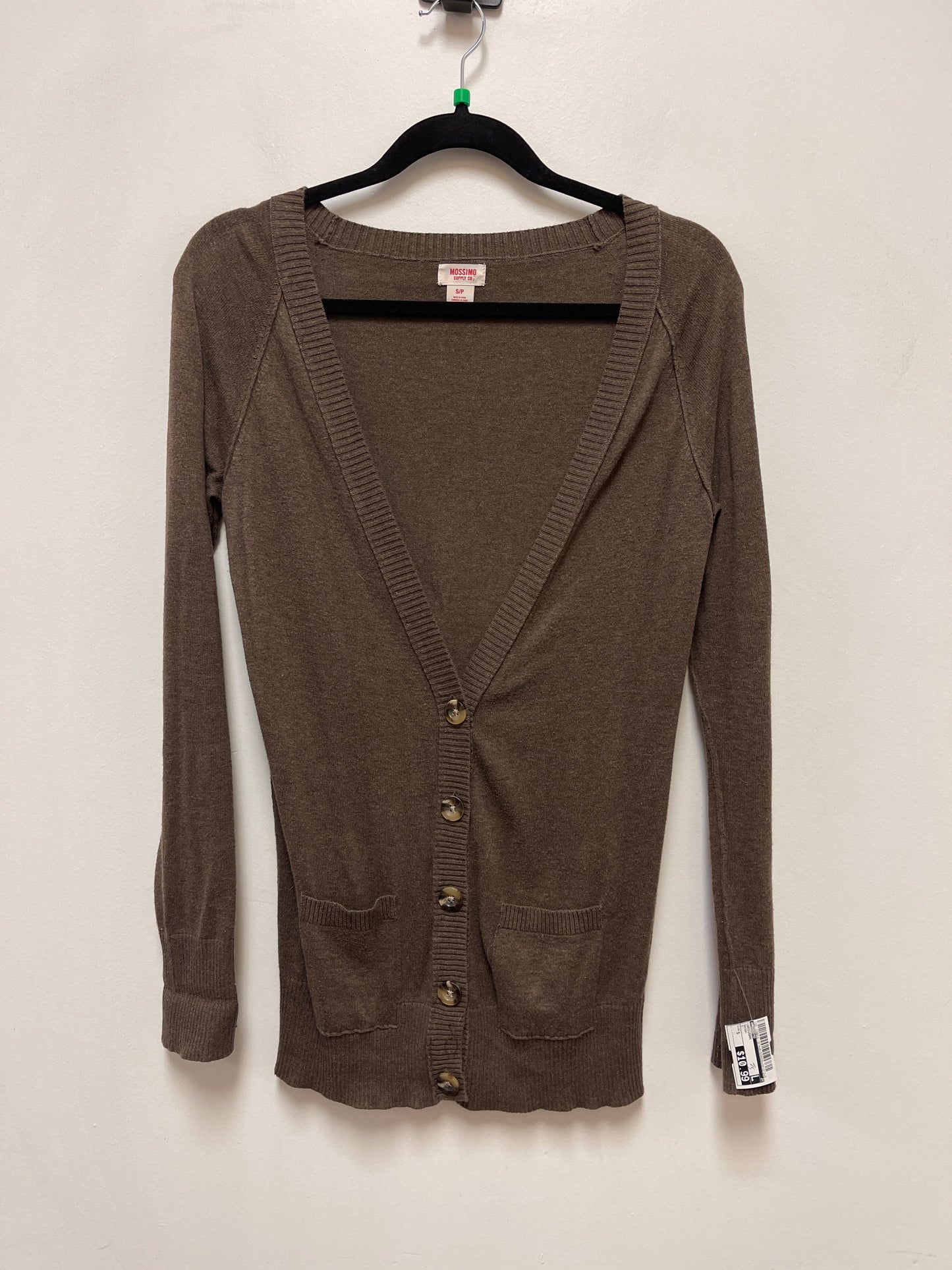 Cardigan By Mossimo In Brown, Size: S