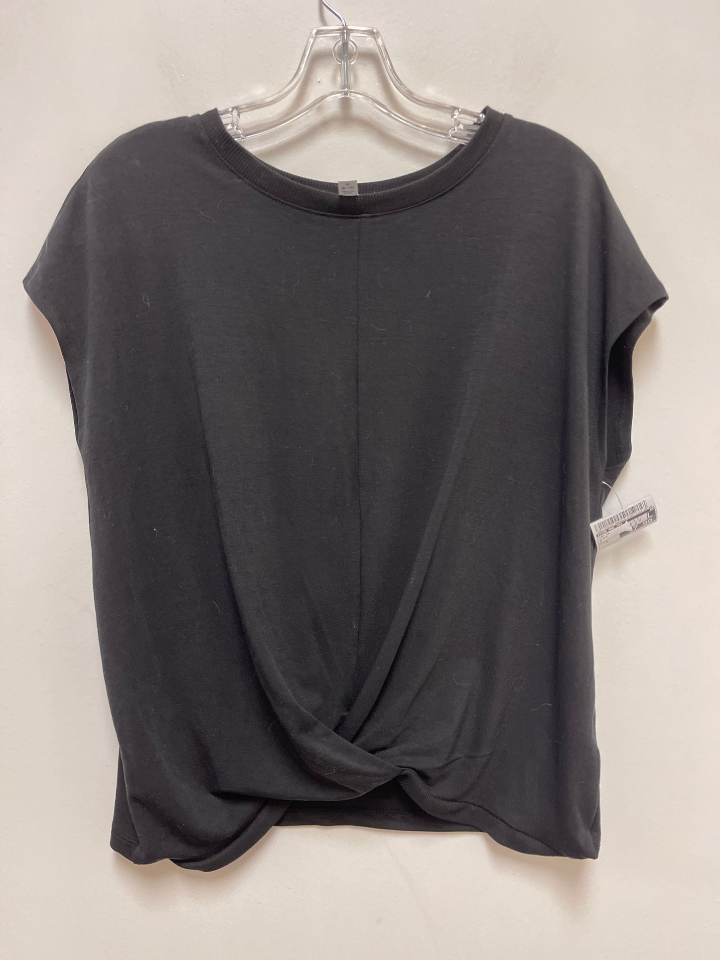 Top Short Sleeve By Time And Tru In Black, Size: M