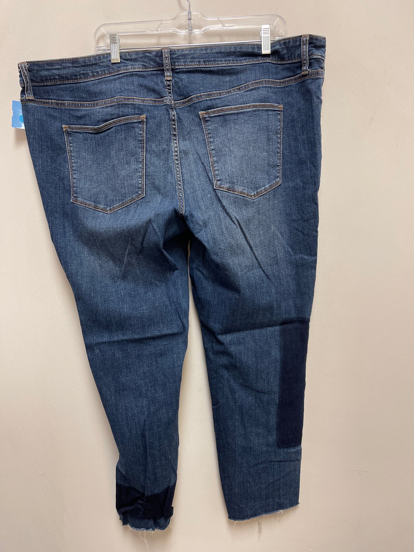 Jeans Skinny By Universal Thread In Blue Denim, Size: 22