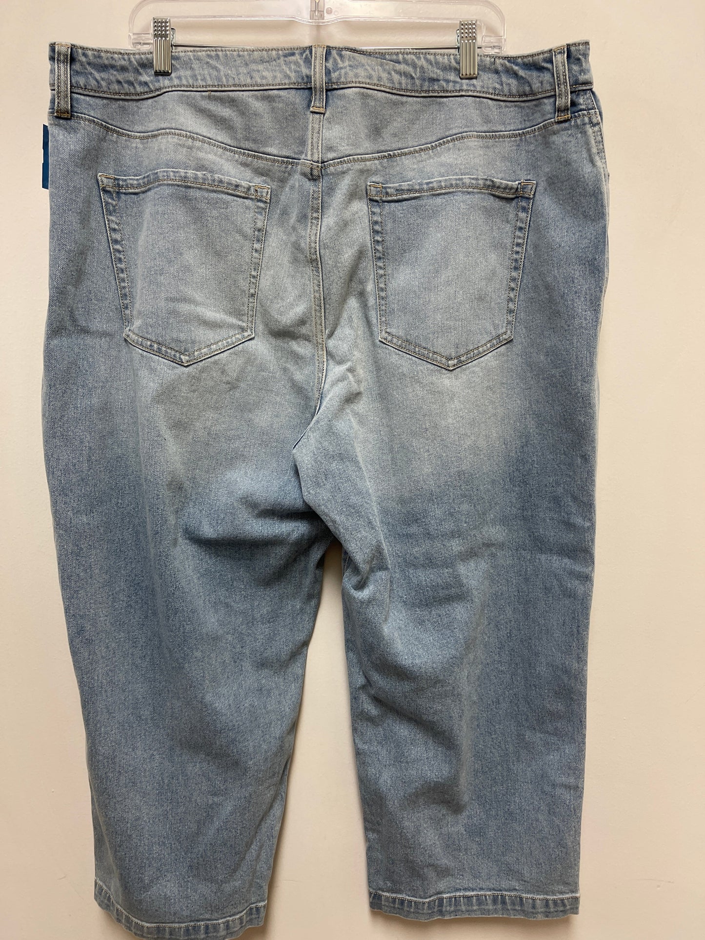 Jeans Straight By Old Navy In Blue Denim, Size: 20