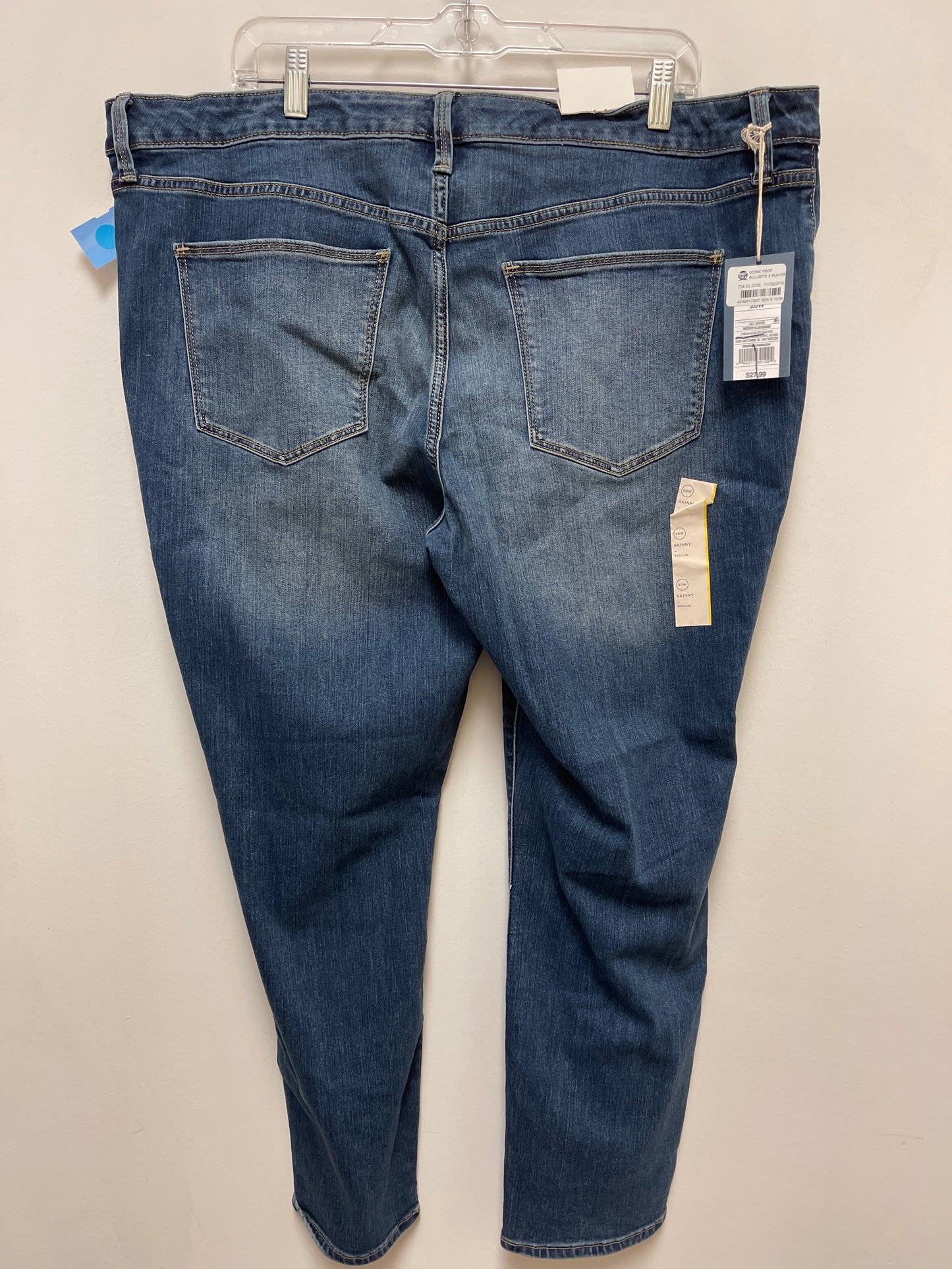 Jeans Skinny By Universal Thread In Blue Denim, Size: 20