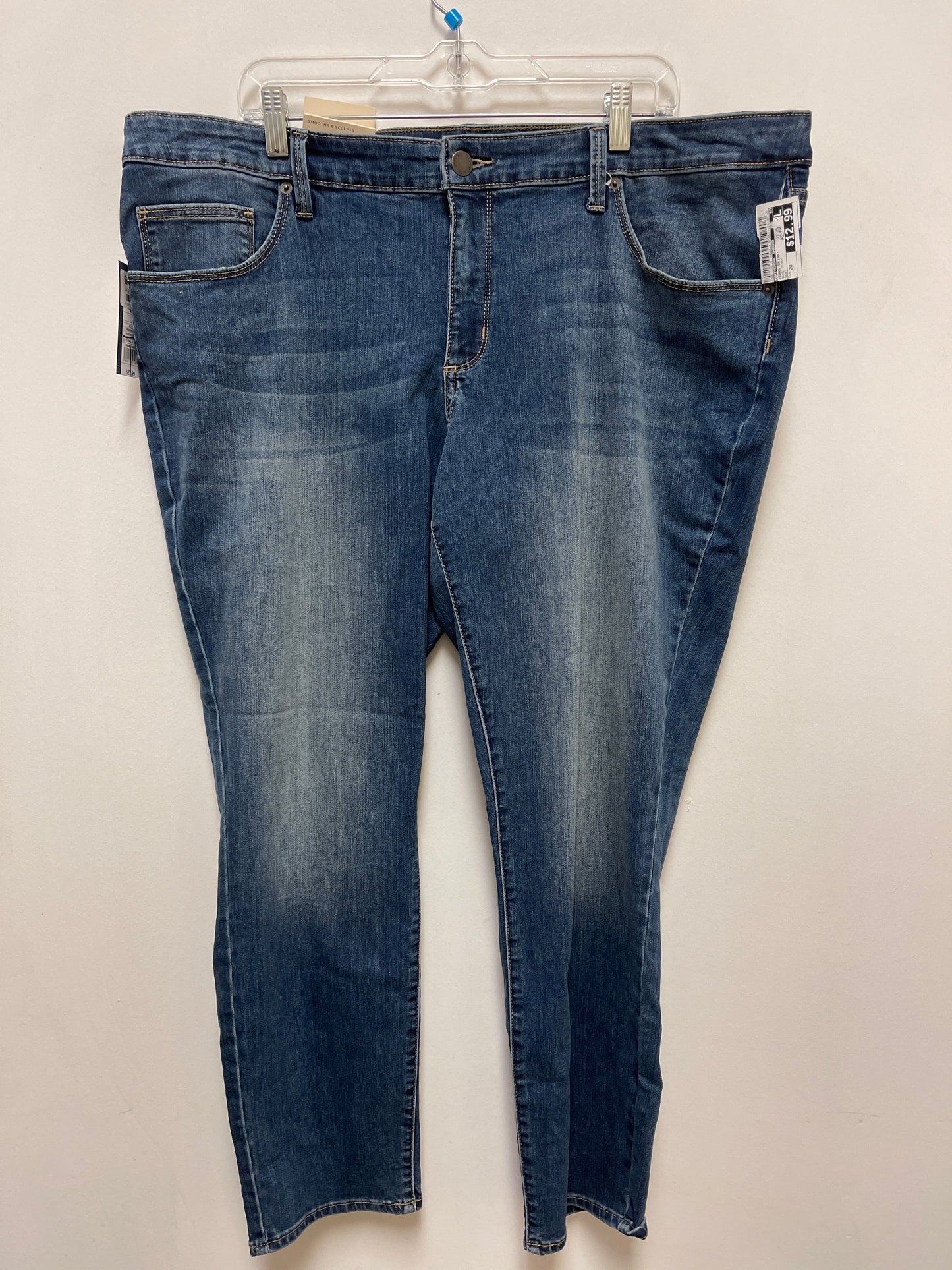 Jeans Skinny By Universal Thread In Blue Denim, Size: 20