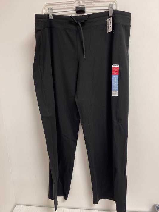 Athletic Pants By Danskin In Black, Size: 2x