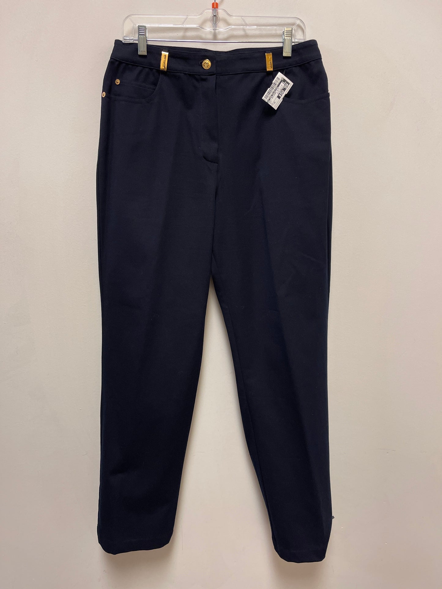 Pants Designer By St John Collection In Navy, Size: 10