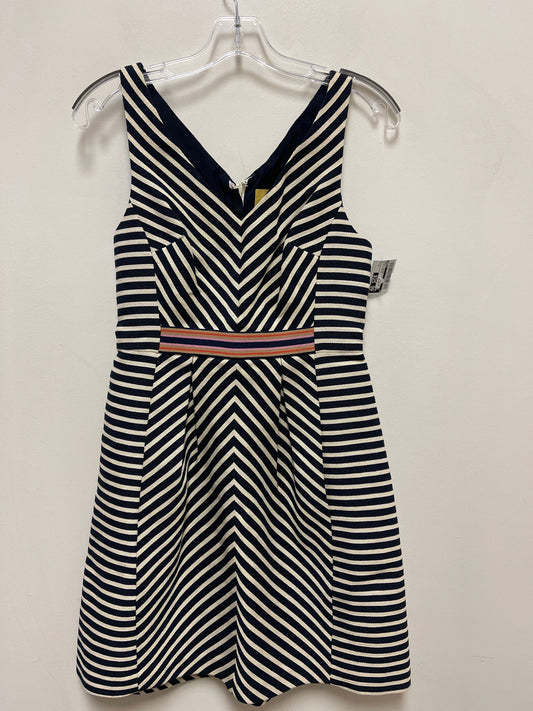 Dress Casual Midi By Maeve In Blue & White, Size: S