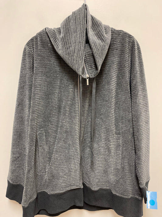 Jacket Other By Susan Graver In Grey, Size: L