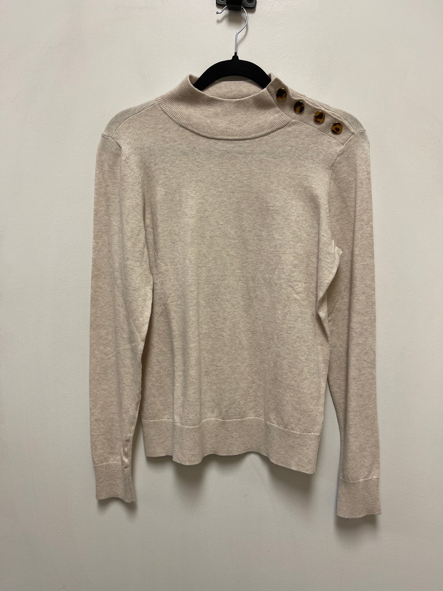 Sweater By Ann Taylor In Tan, Size: M