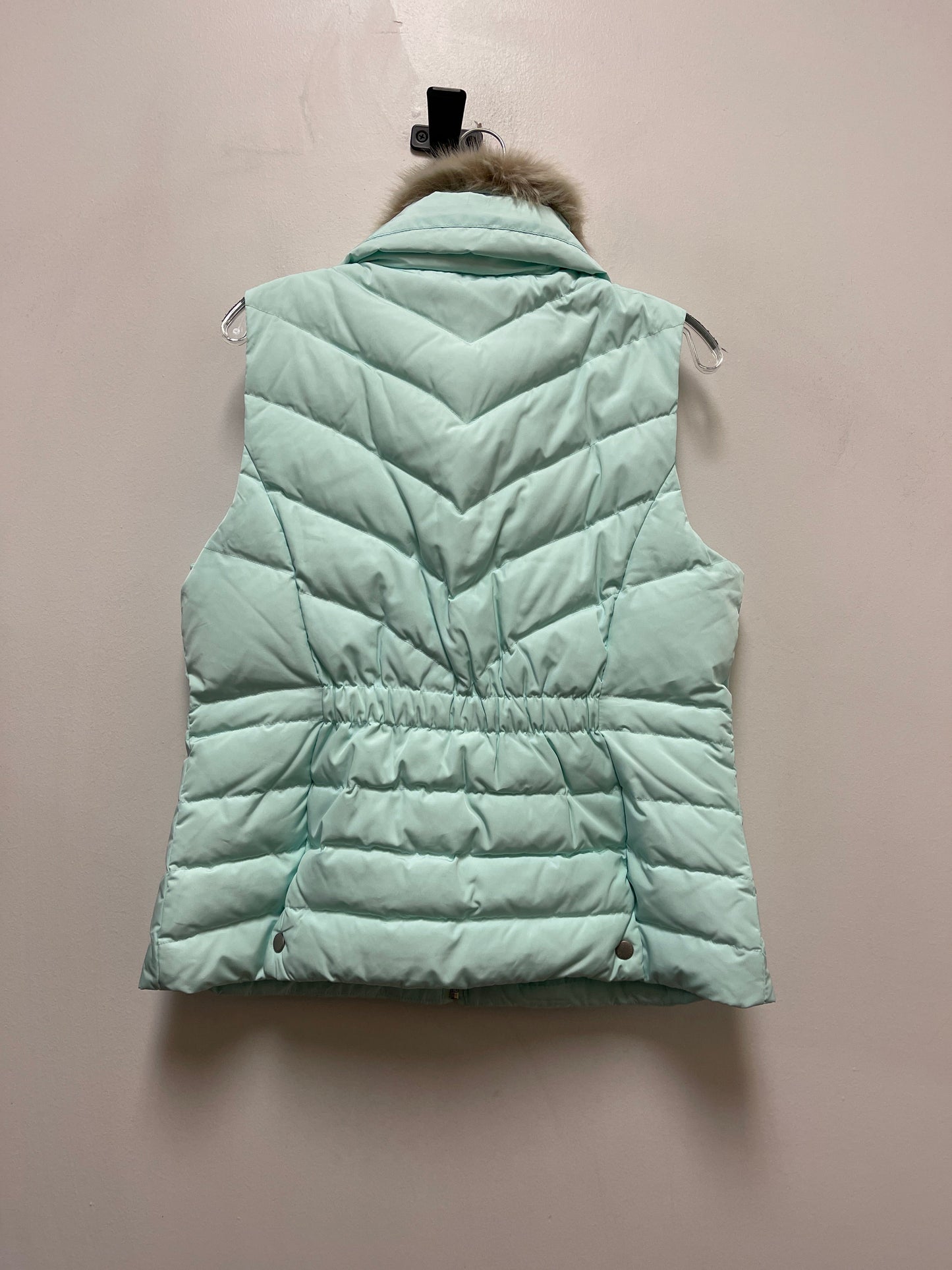 Vest Puffer & Quilted By Talbots In Teal, Size: Lp