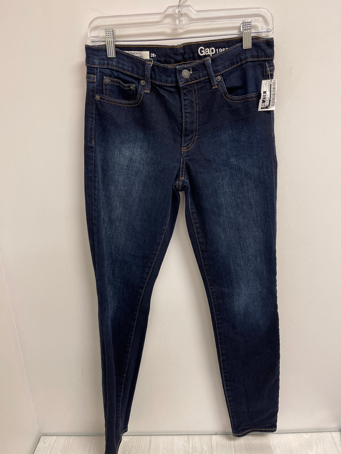 Jeans Skinny By Gap In Blue Denim, Size: 8