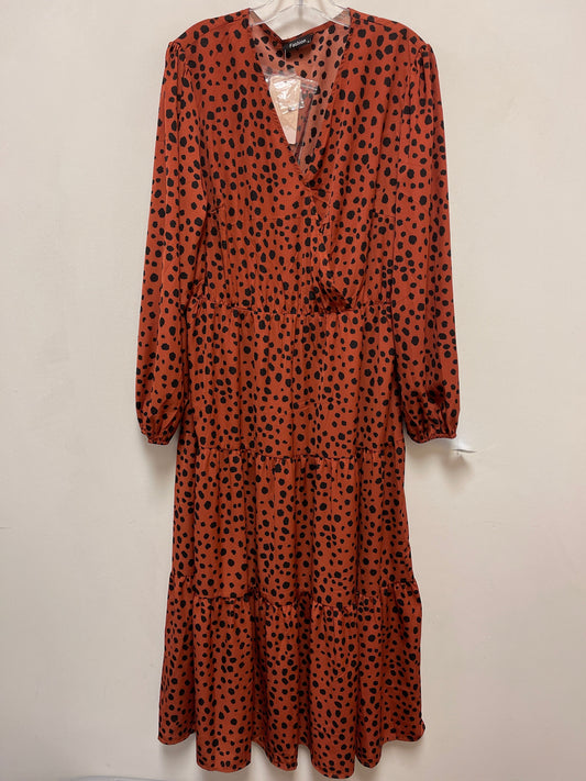 Dress Casual Maxi By Clothes Mentor In Animal Print, Size: Xl