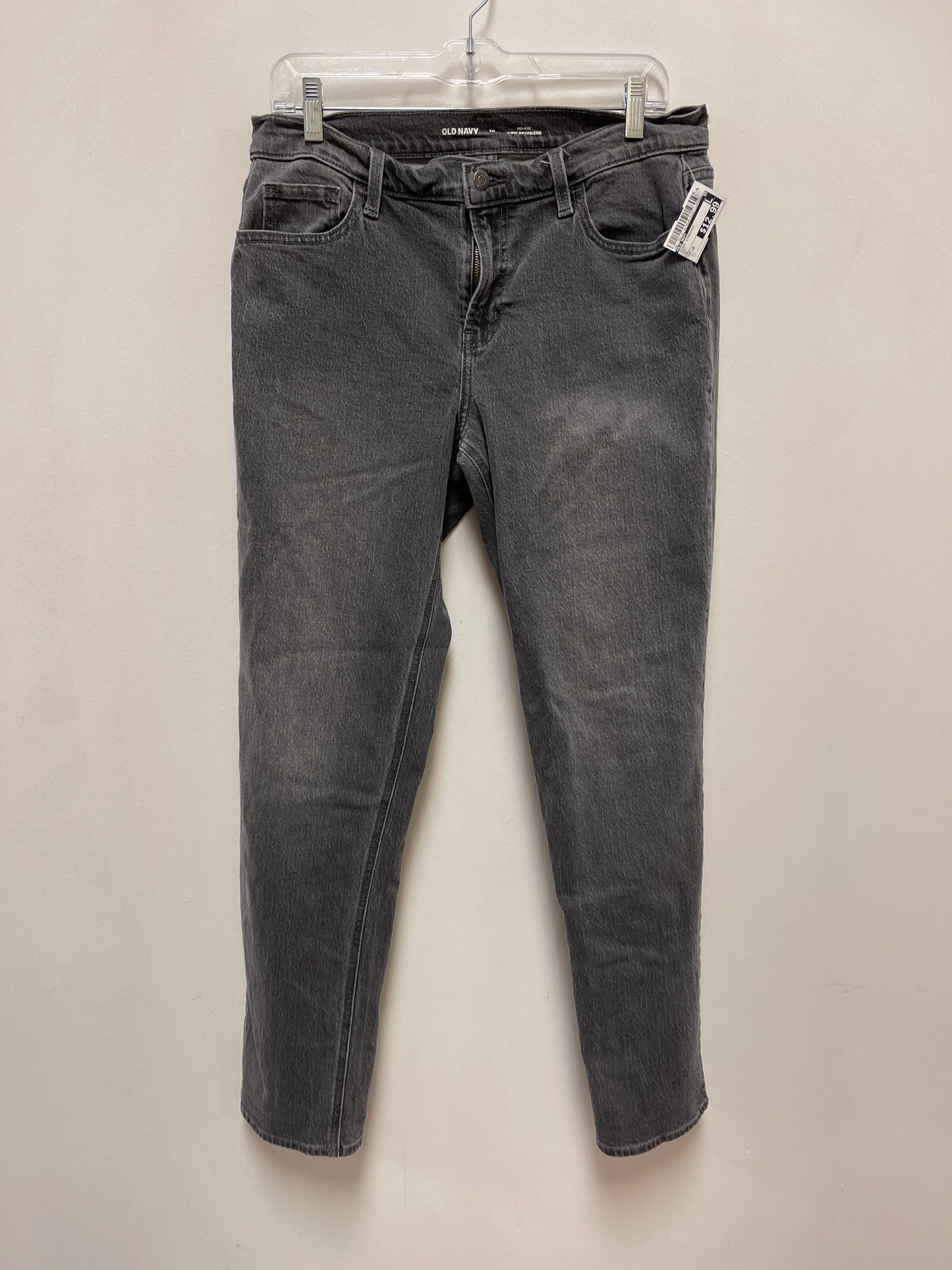 Jeans Straight By Old Navy In Grey, Size: 10