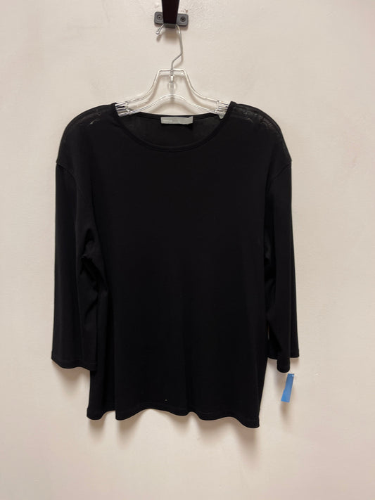 Top Long Sleeve By Vince In Black, Size: Xs