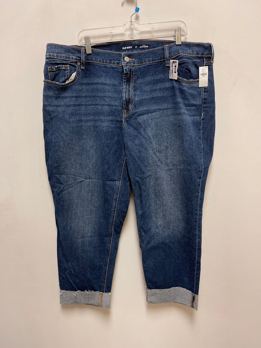 Jeans Boyfriend By Old Navy In Blue Denim, Size: 20