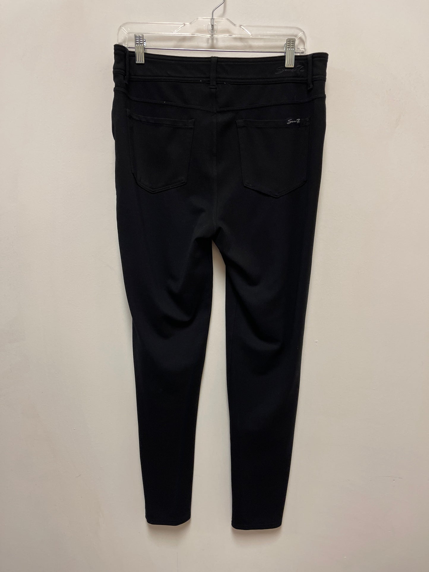 Jeans Skinny By Seven 7 In Black, Size: 14