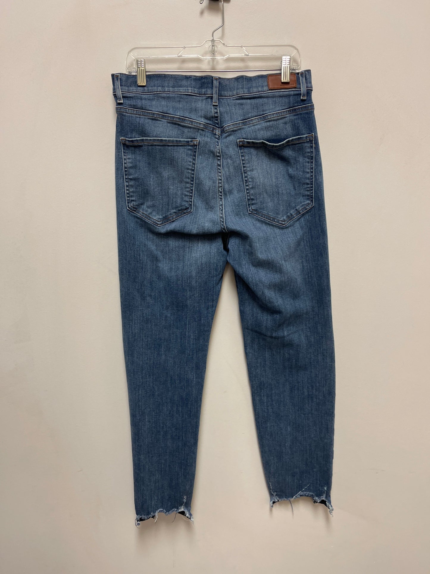 Jeans Skinny By Express In Blue Denim, Size: 12