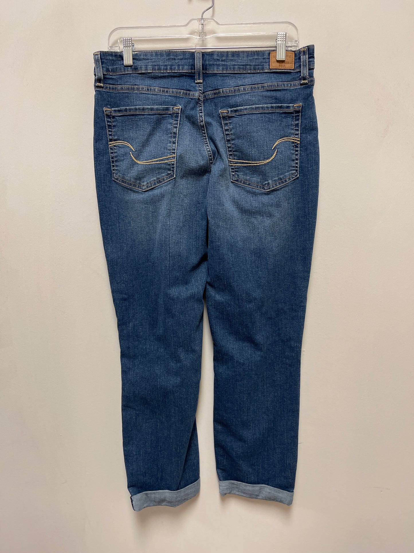 Jeans Boyfriend By Levis In Blue Denim, Size: 12