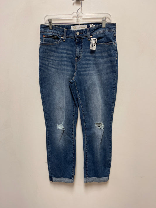 Jeans Boyfriend By Levis In Blue Denim, Size: 12