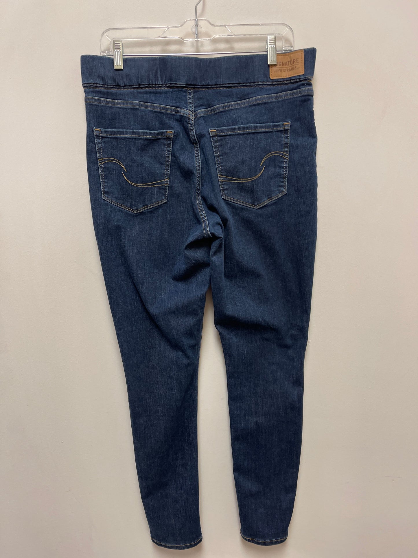 Jeans Jeggings By Levis In Blue Denim, Size: 12