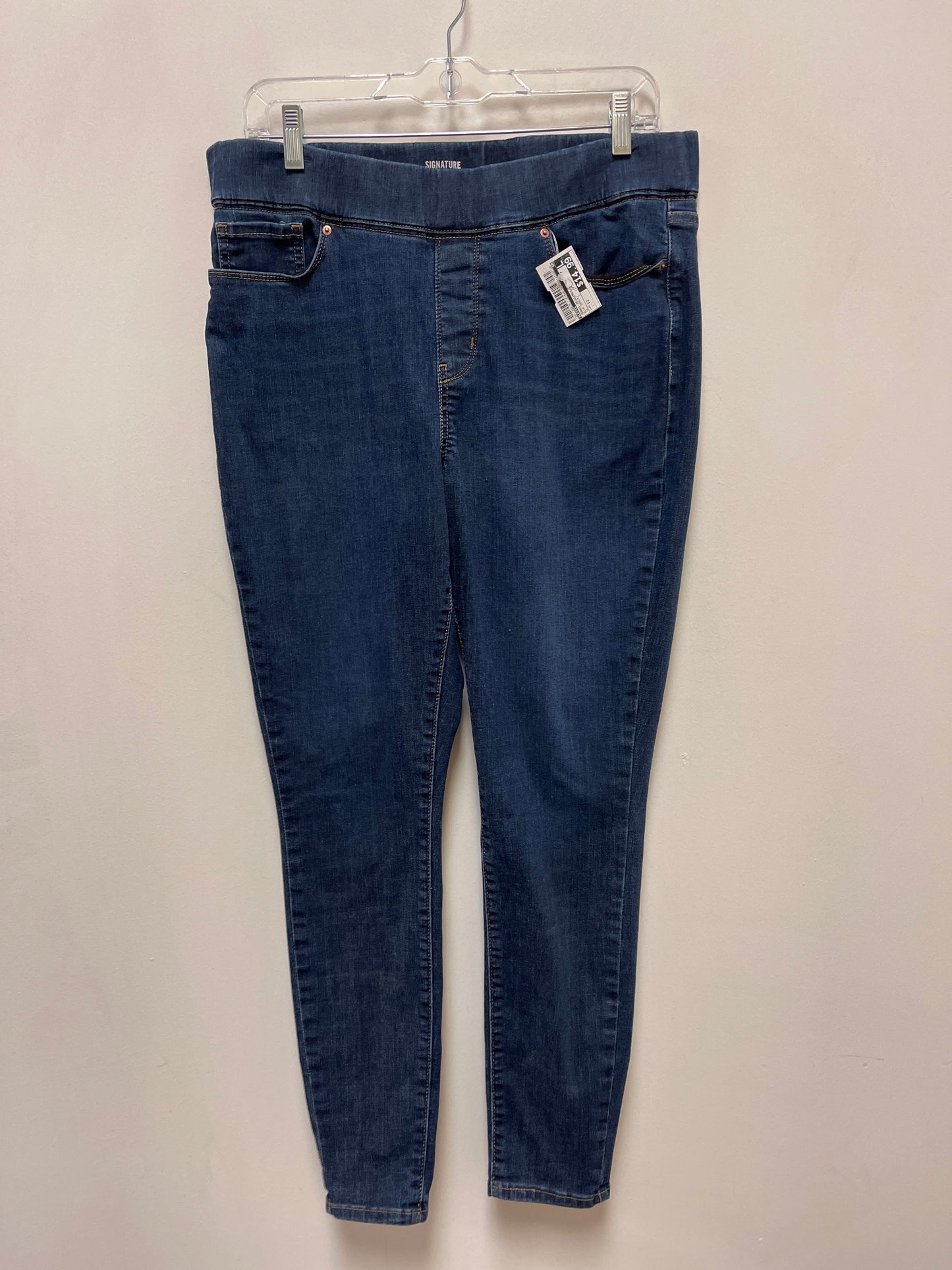 Jeans Jeggings By Levis In Blue Denim, Size: 12