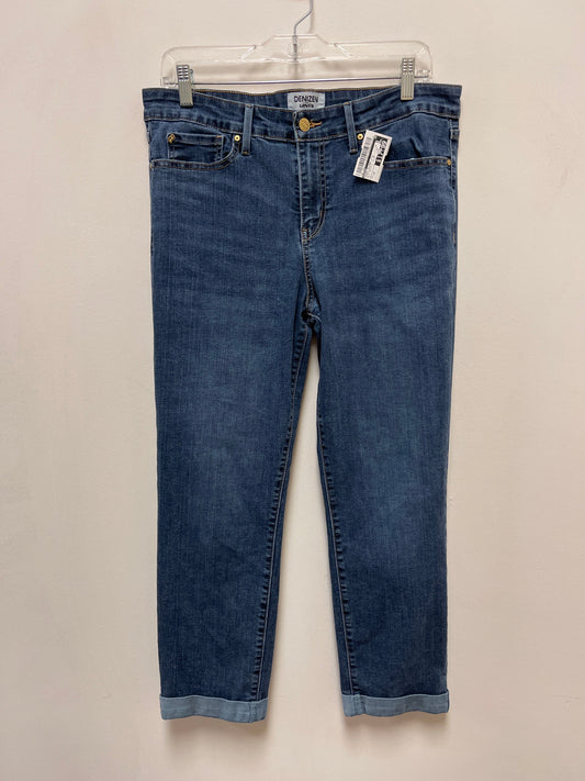 Jeans Skinny By Levis In Blue Denim, Size: 14