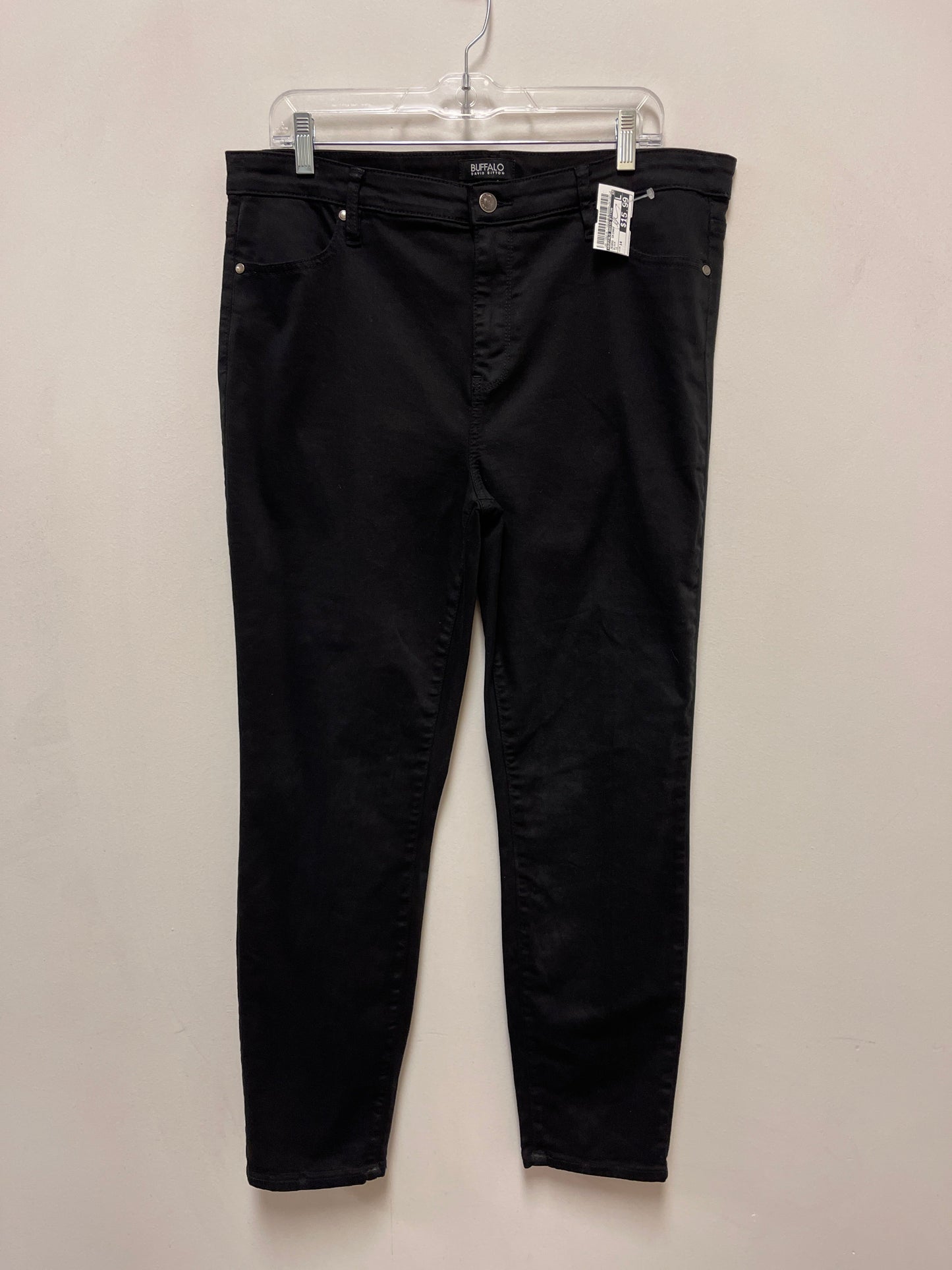 Jeans Skinny By Buffalo David Bitton In Black, Size: 14