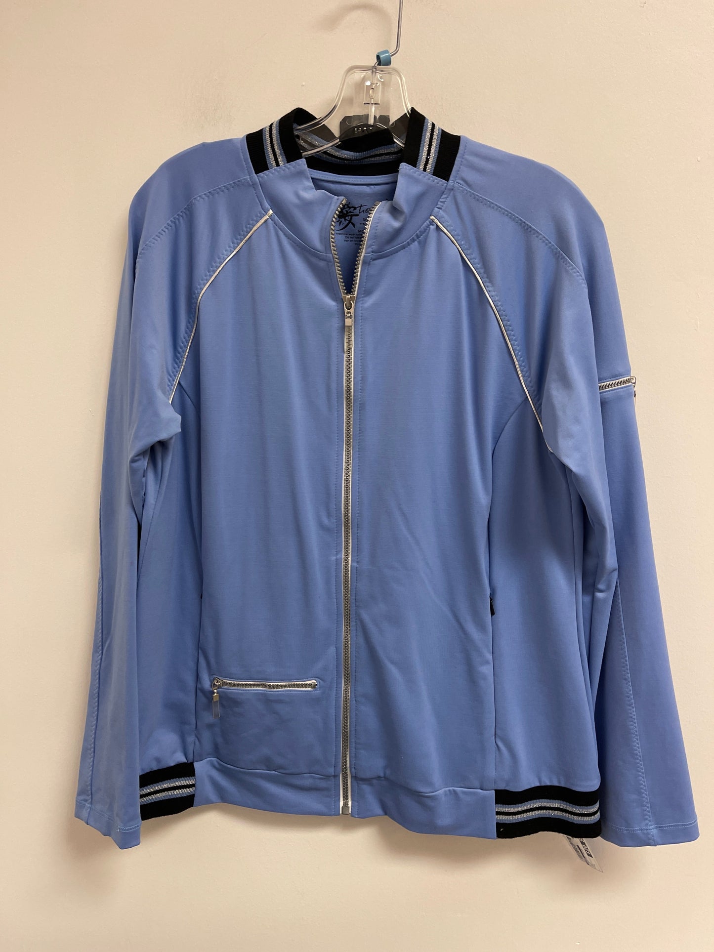 Athletic Jacket By Soma In Blue, Size: L