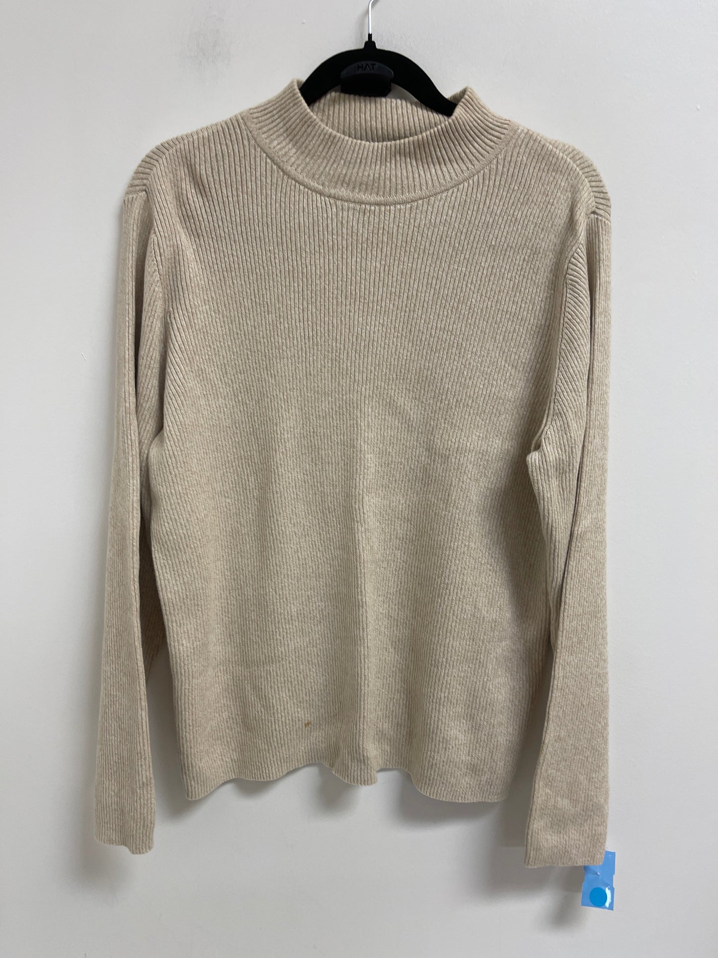 Sweater By Karen Scott In Cream, Size: Xl