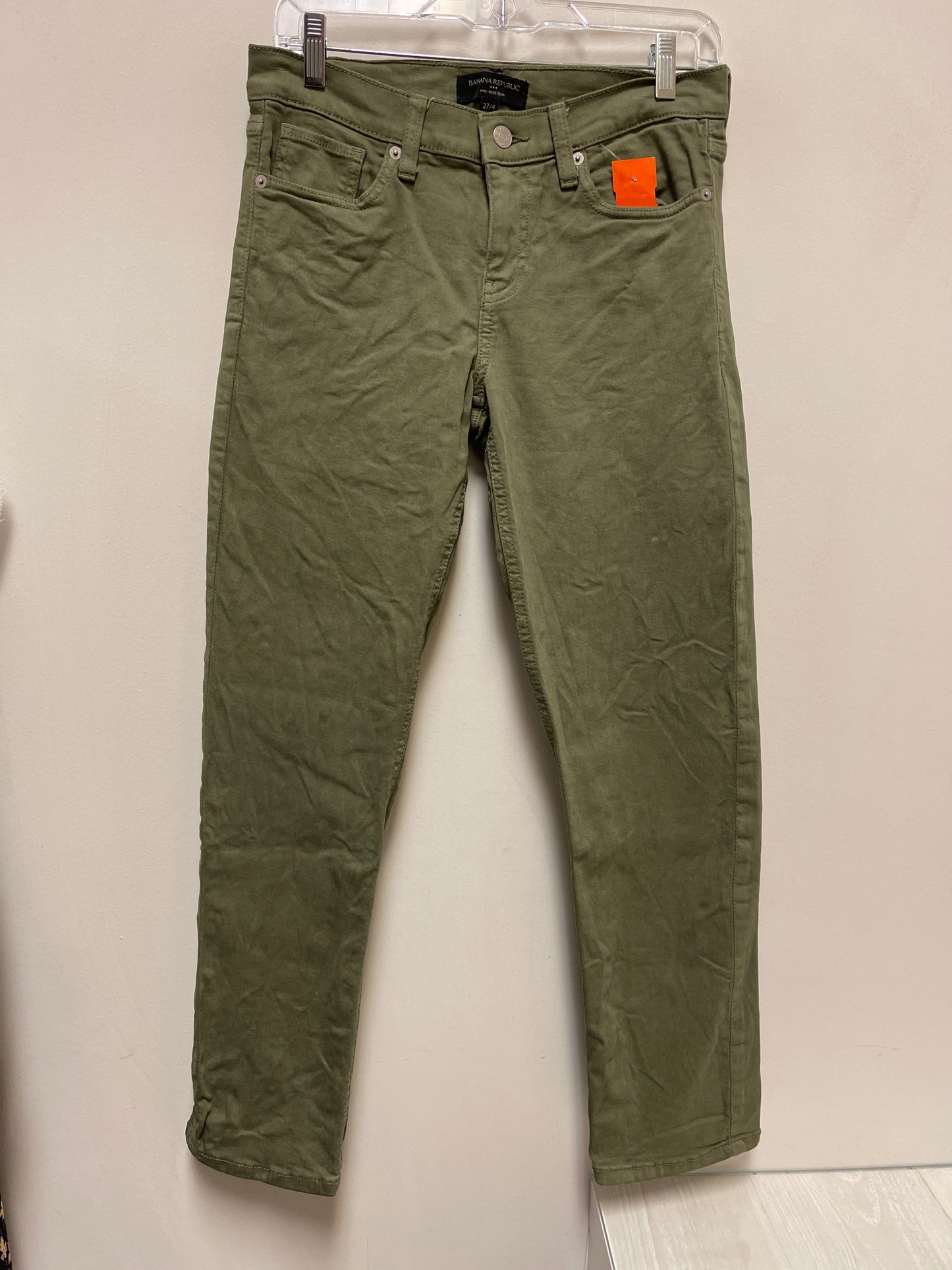 Jeans Skinny By Banana Republic In Green, Size: 4