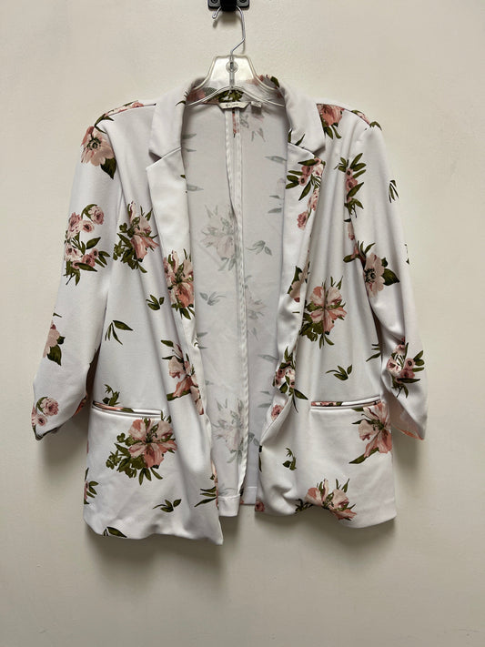 Blazer By Cato In Floral Print, Size: M