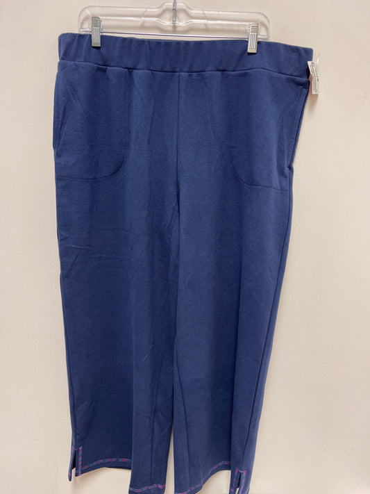 Pants Lounge By Logo In Navy, Size: 12