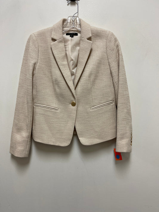 Blazer By Ann Taylor In Cream, Size: Xsp