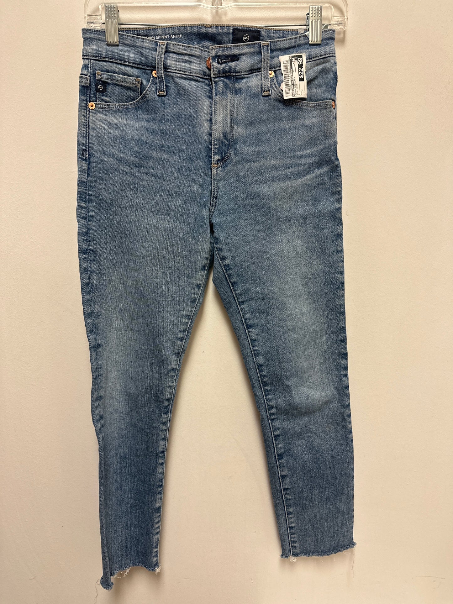 Jeans Designer By Adriano Goldschmied In Blue Denim, Size: 2