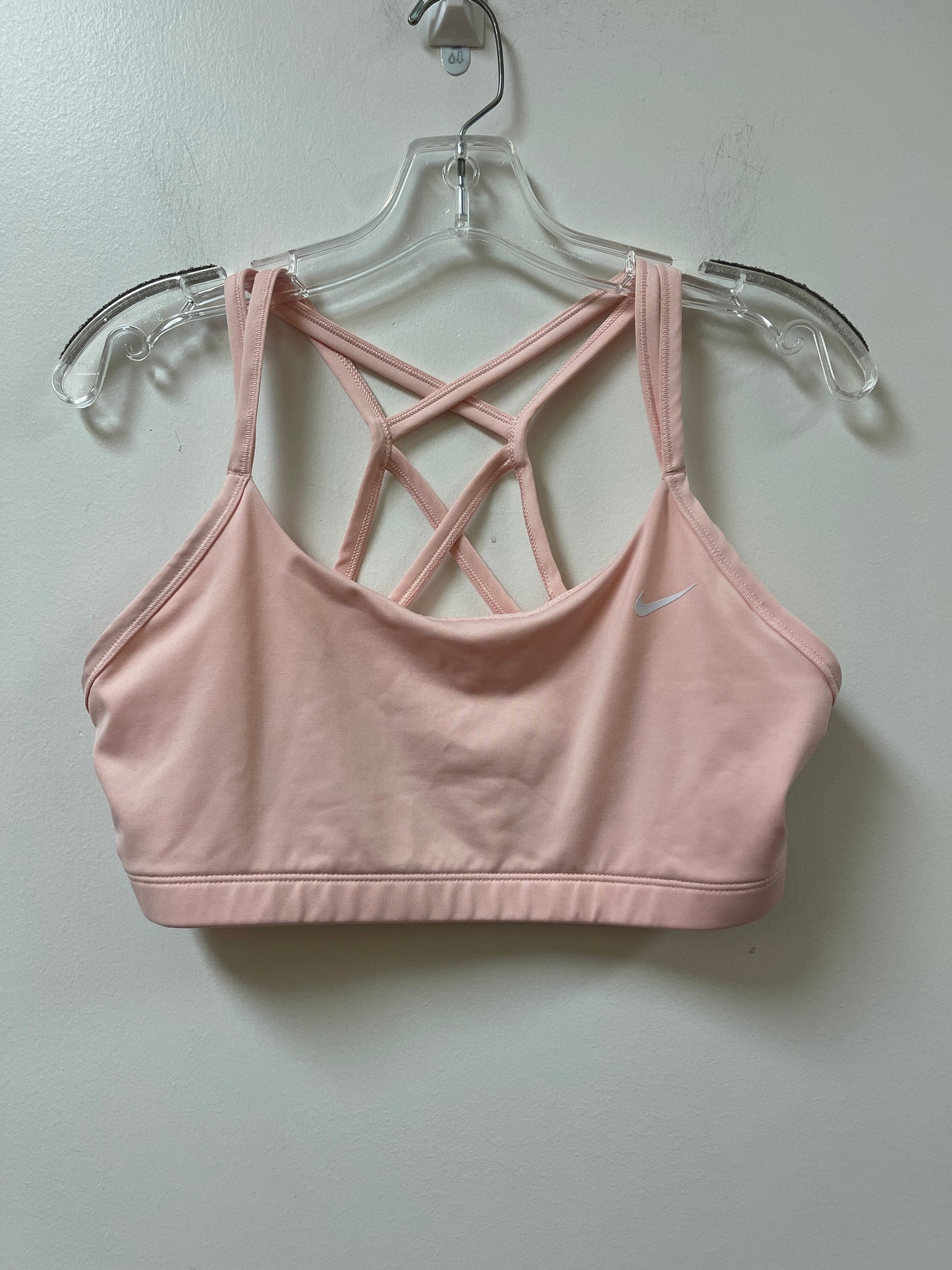 Athletic Bra By Nike In Pink, Size: L