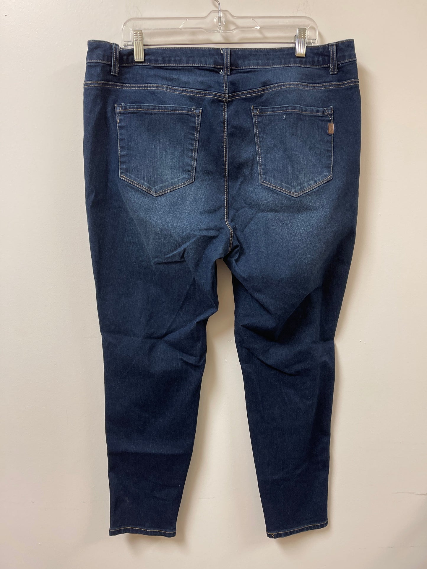 Jeans Skinny By 1822 Denim In Blue Denim, Size: 20