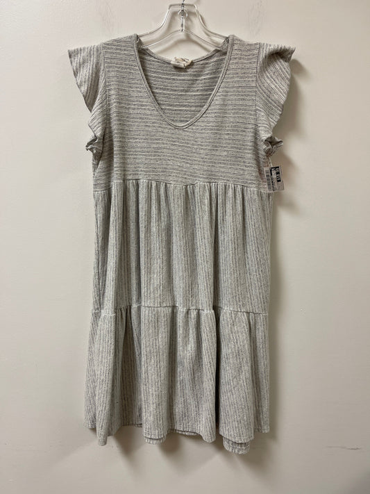 Dress Casual Midi By Caution To The Wind In Grey, Size: S